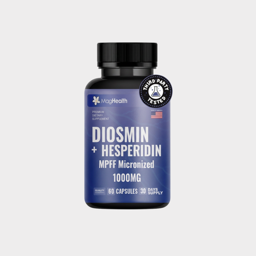 Diosmin Hesperidin 1000mg - MPFF Micronized Formula, 900mg Diosmin + 100mg Hesperidin per Serving | Vein Support, Leg Circulation & Blood Flow Supplement | 60 Capsules, Non-GMO, Gluten Free