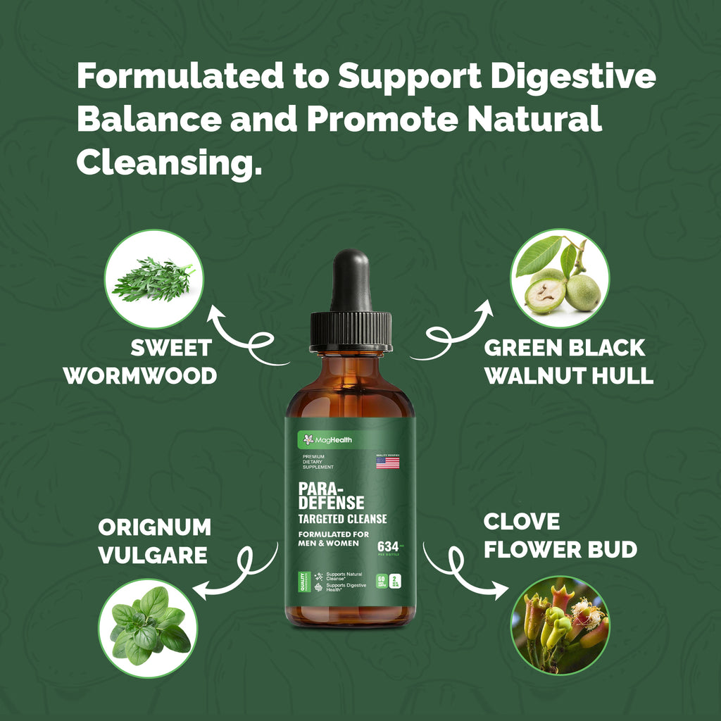 MagHealth Wormwood Black Walnut Clove Tincture