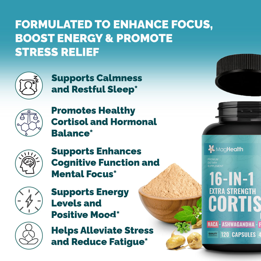 16-in-1 Botanical Adaptogen Blend Supplement for Women & Men