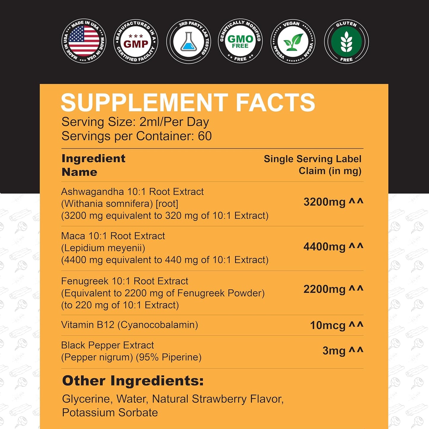 Ashwagandha Maca Fenugreek