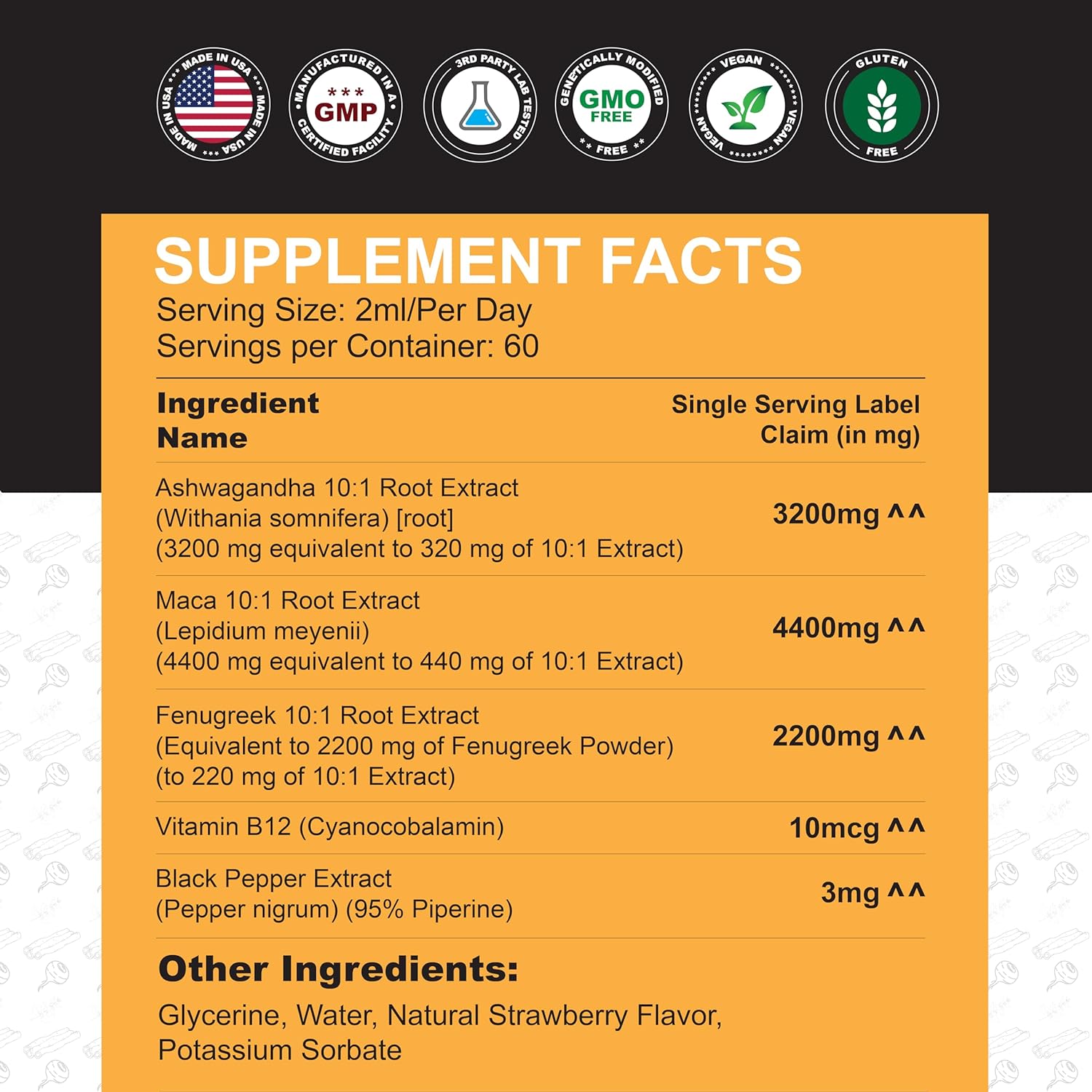 Ashwagandha Maca Fenugreek