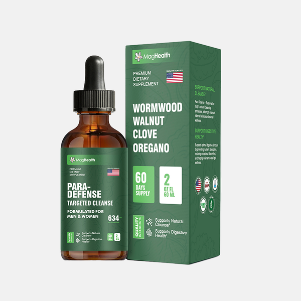 MagHealth Wormwood, Black Walnut Hull & Clove Liquid Botanical Blend – 2 oz