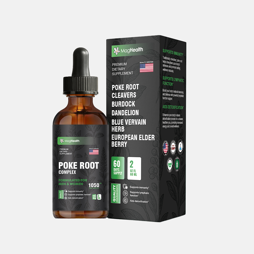 MagHealth Poke Root Complex Drops 6-in-1 Tincture