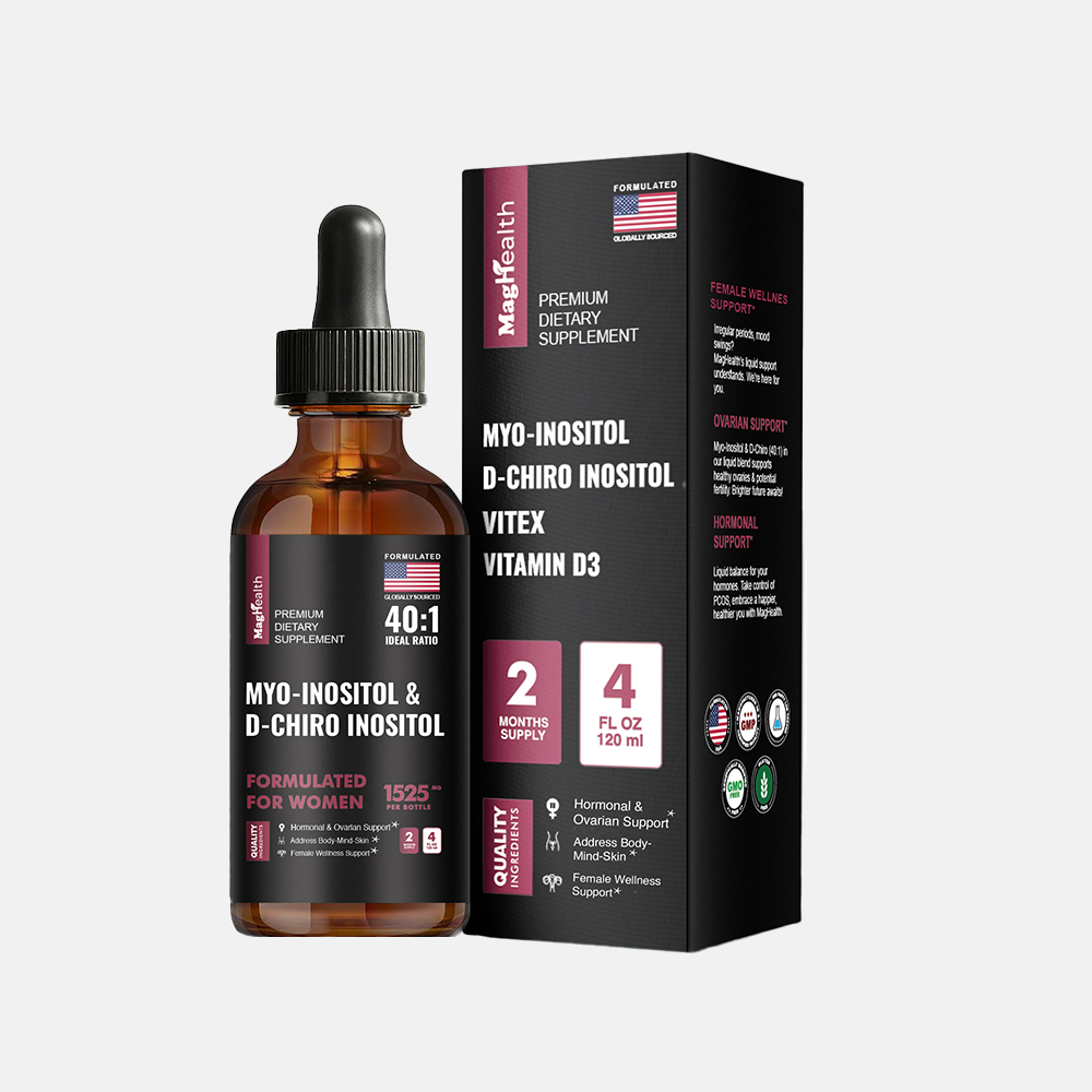 Hormone Balance Drops | Myo-Inositol & D-Chiro Inositol with Vitamin D3